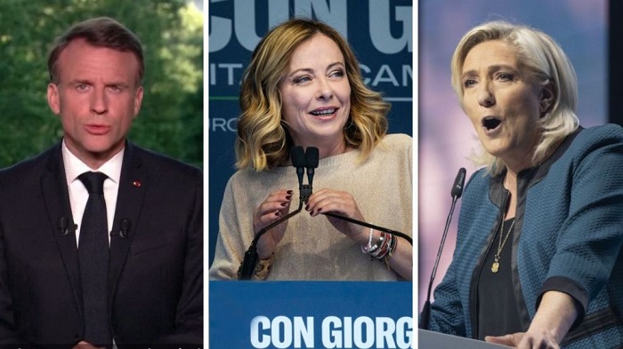 Avance de la extrema derecha en el parlamento europeo.