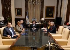 Kristalina Georgieva y el Gobierno argentino en el marco del acuerdo con el FMI que impulsa una reforma previsional con cambios en la edad jubilatoria, las moratorias y el sistema de jubilaciones.