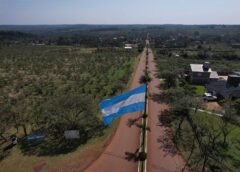 Mapa de la extranjerización de la tierra en Argentina con foco en Misiones, Corrientes y Entre Ríos elaborado por el Observatorio de Tierras.