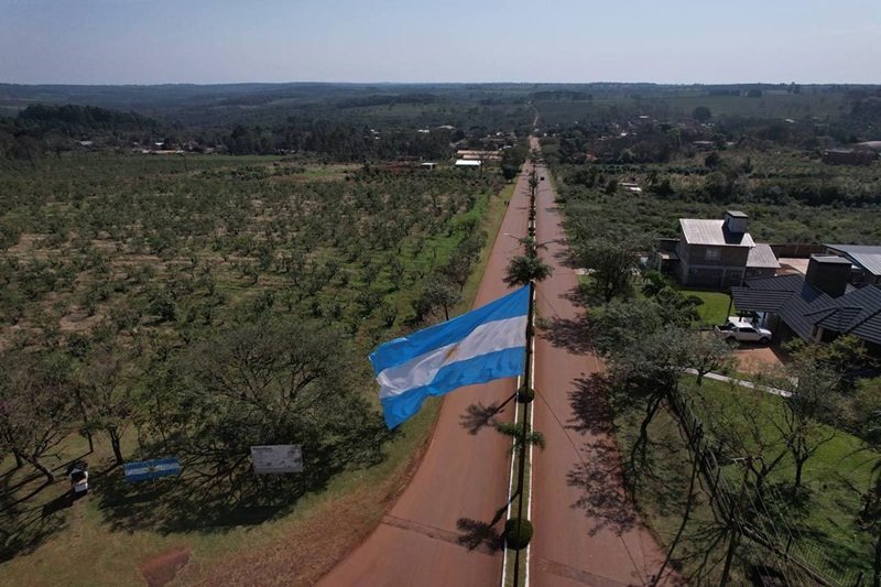 Mapa de la extranjerización de la tierra en Argentina con foco en Misiones, Corrientes y Entre Ríos elaborado por el Observatorio de Tierras.