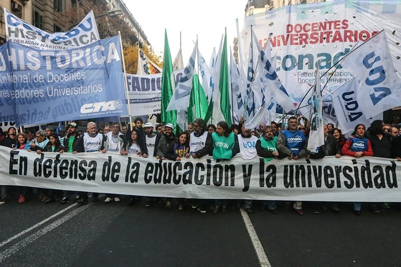 Paro universitario del 27 y 28 de agosto por el incumplimiento de la Ley de Financiamiento Universitario