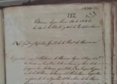 Carta de 1833 sobre la ocupación británica de las Islas Malvinas hallada en el Archivo Histórico de Tucumán.