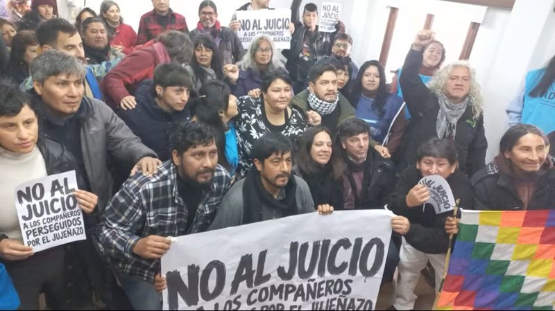 Movilización contra el juicio a los 19 procesados por el Jujeñazo de 2023