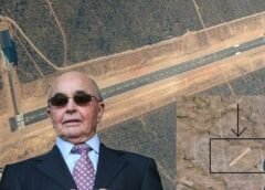 Aeropuerto privado de Puerto Lobos construido por Joe Lewis en Río Negro, cuya titularidad y controles fueron cuestionados por Magdalena Odarda.