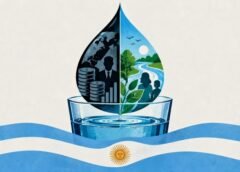 Privatización de AySA y disputa por el control del agua potable en Argentina ante posibles intereses británicos y estadounidenses.