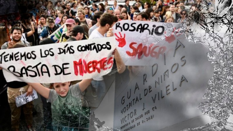 Vista de Rosario, ciudad donde Carlos Del Frade analiza el impacto del narcotráfico en la Argentina.